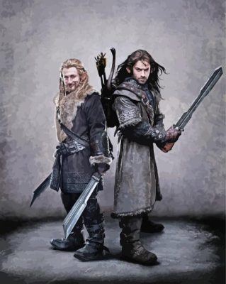 Kili Fili The Hobbit Movie Paint By Numbers