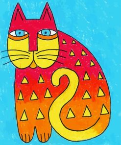 Laurel Burch Cat Paint By Numbers