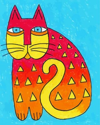 Laurel Burch Cat Paint By Numbers