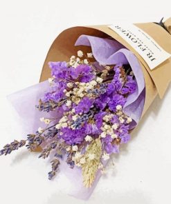 Lavender Mixed Flowers Paint By Numbers
