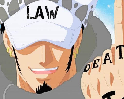 Law One Piece Paint By Numbers