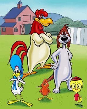 Leghorn Foghorn And Friends Paint By Numbers - Painting By Numbers