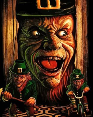 Leprechaun Horror Movie Paint By Numbers