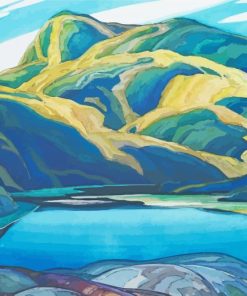 Lone Lake By Franklin Carmichael Paint By Numbers