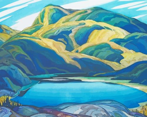 Lone Lake By Franklin Carmichael Paint By Numbers