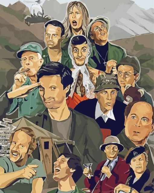 Mash Tv Show Art Paint By Numbers