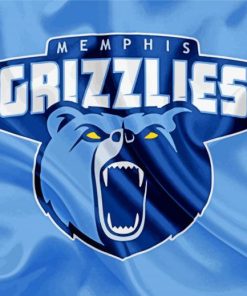 Memphis Grizzlies Flag Paint By Numbers