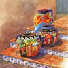 Mexican Pottery Paint By Numbers