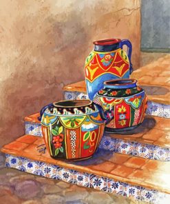 Mexican Pottery Paint By Numbers