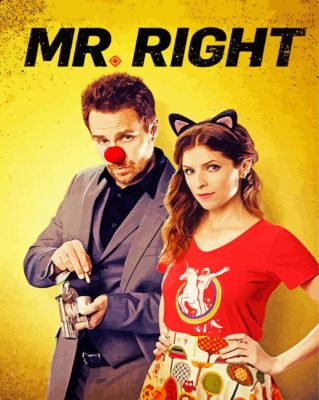 Mr Right Poster Paint By Numbers