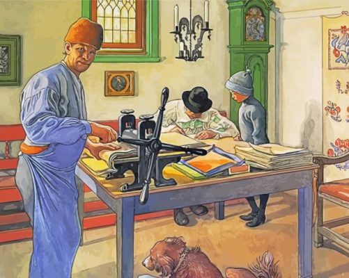 My Acid Workshop Carl Larsson Paint By Numbers