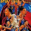 Nba Splash Brothers Cury And Klay Thompson Paint By Numbers