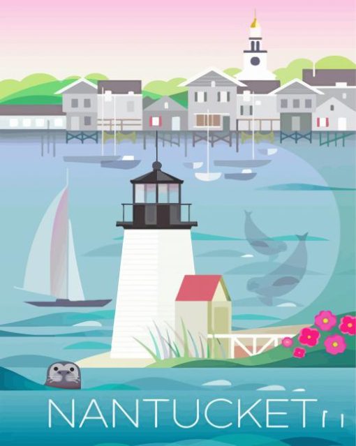 Nantucket Massachusetts Nantucket Paint By Numbers
