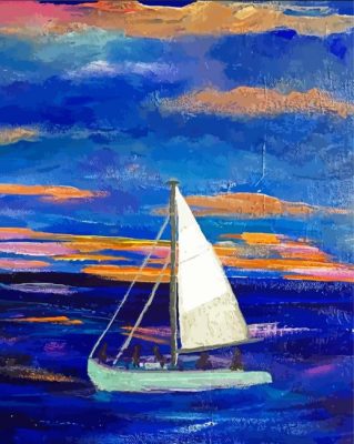 Night Sail Paint By Numbers