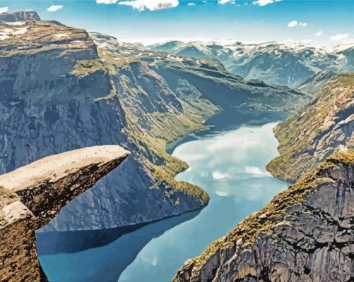 Norway Fjords Paint By Numbers