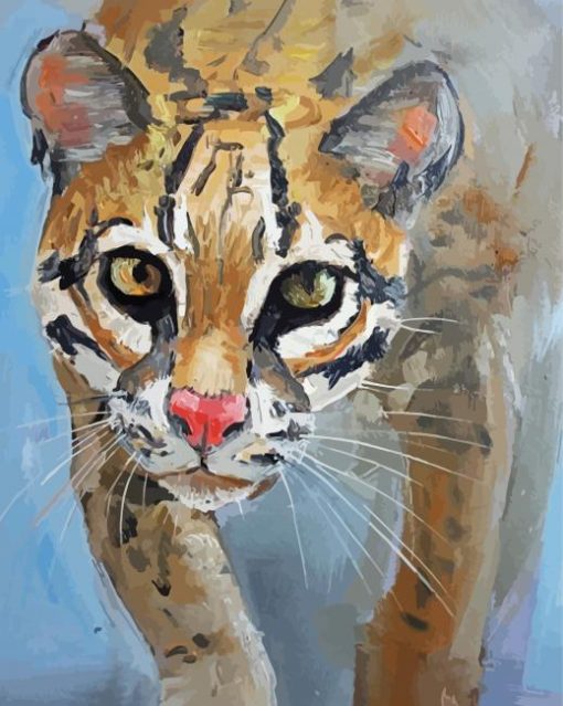 Ocelot Art Animal Paint By Numbers