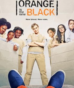 Orange Is The New Black Serie Poster Paint By Numbers