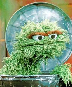 Oscar The Grouch Paint By Numbers