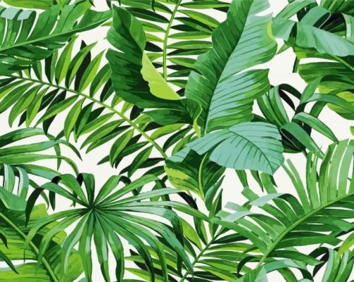 Palm Leaf Paint By Numbers