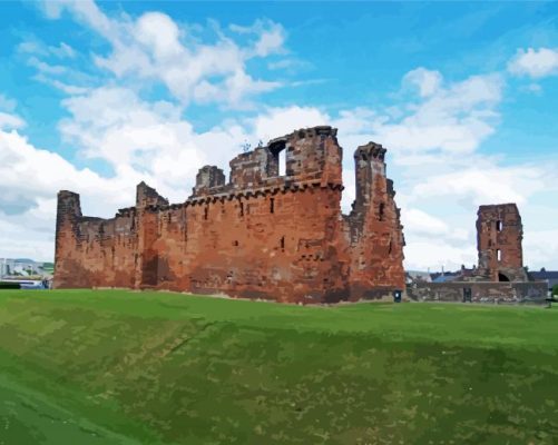 Penrith Castle Ruin Paint By Numbers