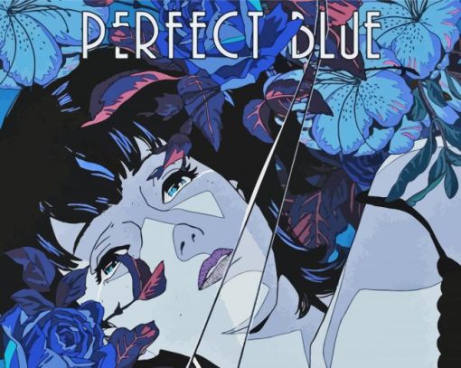 Perfect Blue Anime Paint By Numbers