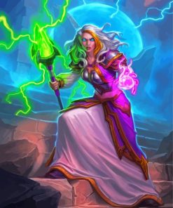 Powerful Lady Proudmoore Paint By Numbers