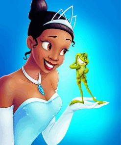 Princess And Frog Paint By Numbers