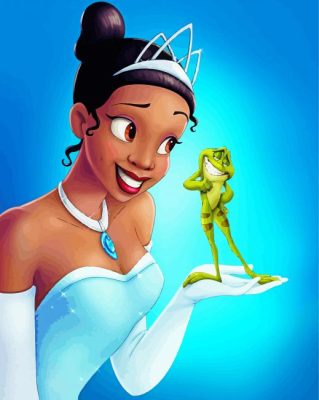 Princess And Frog Paint By Numbers