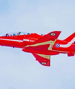 Red Arrows Jet Paint By Numbers
