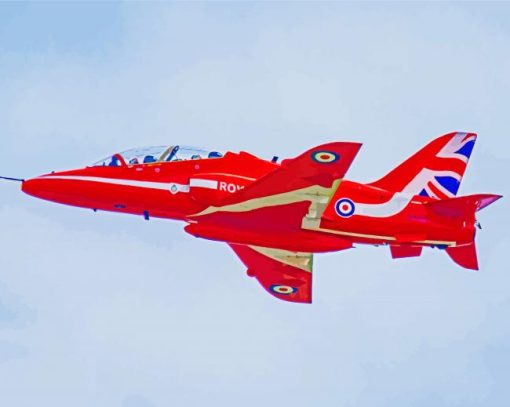 Red Arrows Jet Paint By Numbers