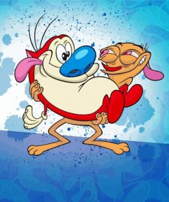 Ren And Stimpy Paint By Numbers