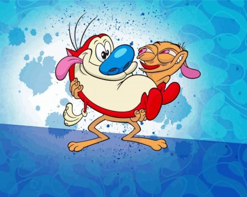 Ren And Stimpy Paint By Numbers