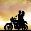 Romantic Couple Bikers Paint By Numbers