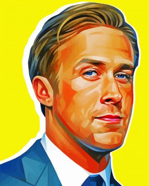 Ryan Gosling Art Paint By Numbers