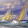 Sailboat Race Paint By Numbers