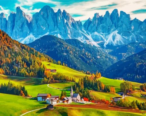 Santa Maddalena Paint By Numbers