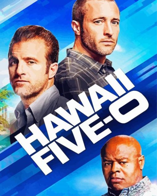 Serie Poster Hawaii Five O Paint By Numbers