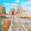 Sidon Sea Castle Lebanon Paint By Numbers