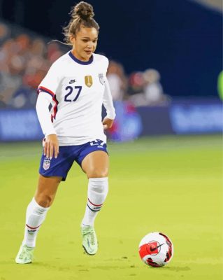 Sophia Smith Usa Player Paint By Numbers