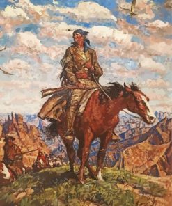 South Dakota Art By Harvey Dunn Paint By Numbers
