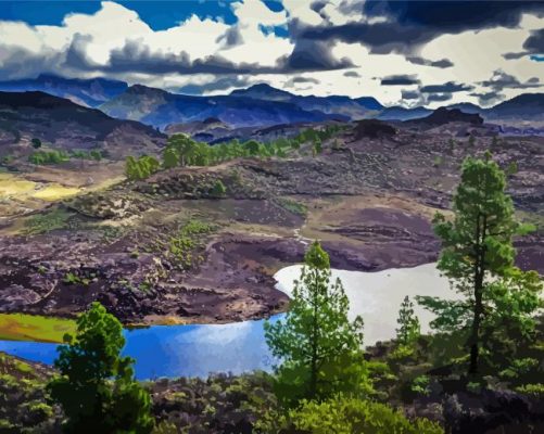 Spanish Landscapes Paint By Numbers