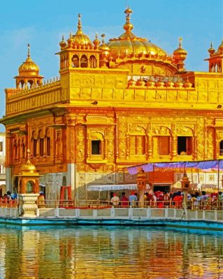 Sri Harmandir Sahib Paint By Numbers