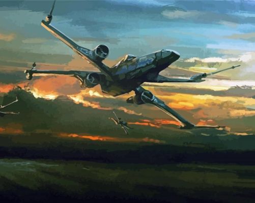 Star Wars X Wing Art Paint By Numbers