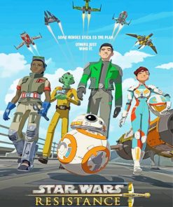 Star Wars Resistance Poster Paint By Numbers