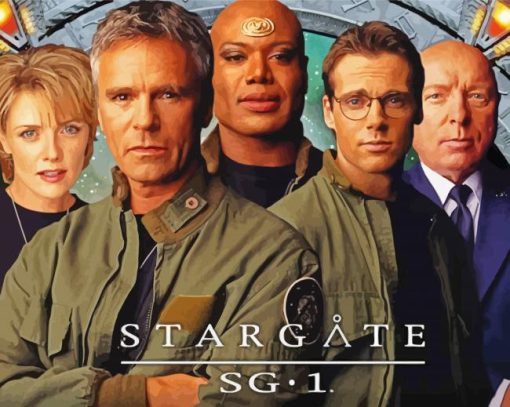 Stargate Sg1 Poster Paint By Numbers