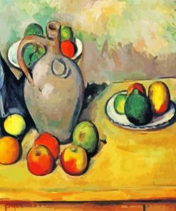 Still Life Jug And Fruit On Table Paint By Numbers