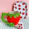Strawberry Coffee Cup Fruits Paint By Numbers