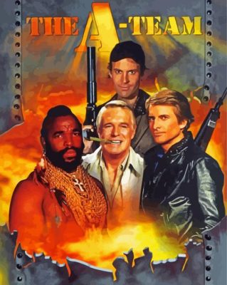 The A Team Movie Poster Paint By Numbers