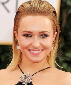 The Beautiful Actress Hayden Panettiere Paint By Numbers