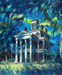 The Haunted Mansion Paint By Numbers